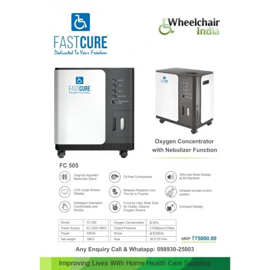 Fastcure Oxygen Concentrator 1L to 6L