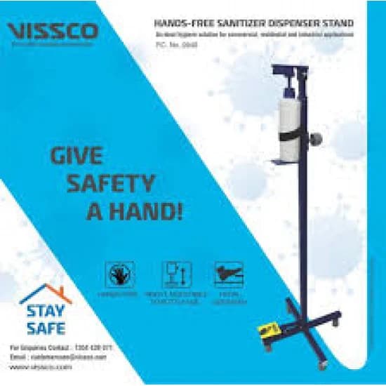 Hand Sanitizer Stand With Bottle(Touch Free) - Vissco thumbnail 3
