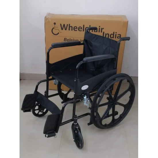 Premium Wheelchair Powder Coated Mag Wheel With Safety Belt