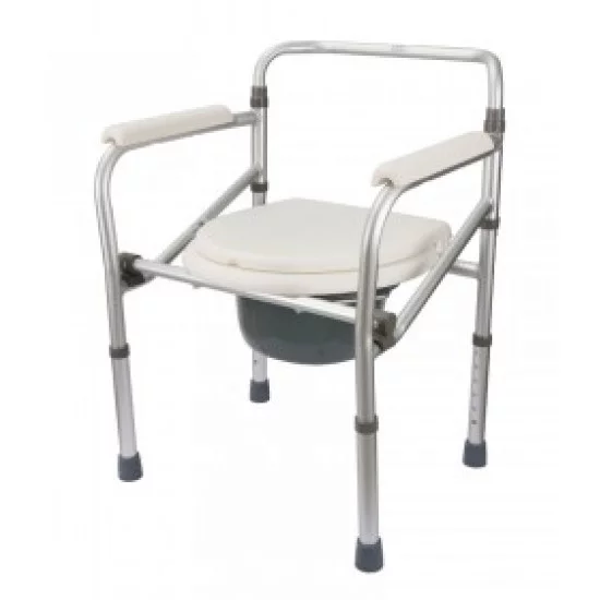 Aluminium Height Adjustable Commode Chair