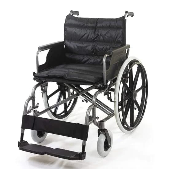 Deluxe Heavy Duty Premium Foldable Wheelchair Ideal for Heavy Patients